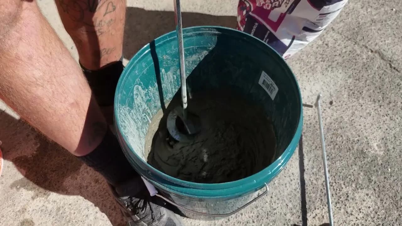 Watch the mortar mixing and panel demo video